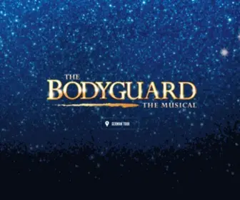 Thebodyguardmusical.com(The Bodyguard UK Tour) Screenshot