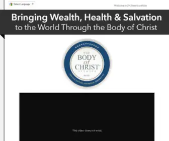 Thebodyofchristnetwork.com(Thebodyofchristnetwork) Screenshot