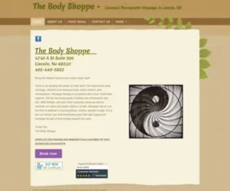 Thebodyshoppelincoln.com(Professional Massage Lincoln) Screenshot