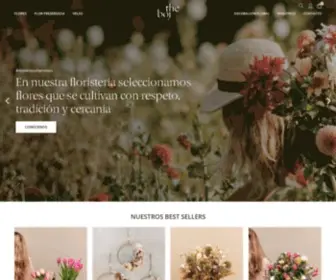 Theboj.com(Floristería en Barcelona) Screenshot