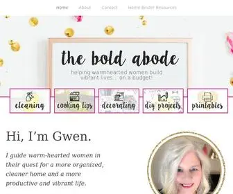 Theboldabode.com(The Bold Abode) Screenshot