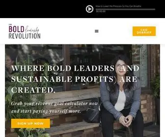 Theboldleadershiprevolution.com(Bold Leadership Revolution) Screenshot