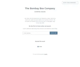 Thebombayboxcompany.com(The Bombay Box Company) Screenshot