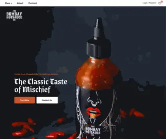 Thebombayhotsauce.com(The Bombay Hotsauce Co) Screenshot