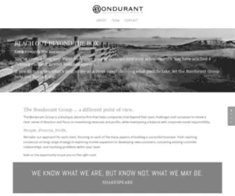 Thebondurantgroup.com(The Bondurant Group) Screenshot