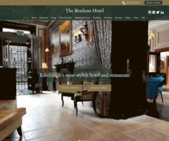 Thebonham.com(The Bonham Hotel) Screenshot