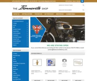 Thebonnevilleshop.com(The Bonneville Shop) Screenshot