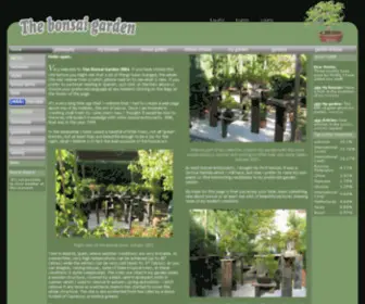 Thebonsaigarden.com(The Bonsai Garden 2004) Screenshot