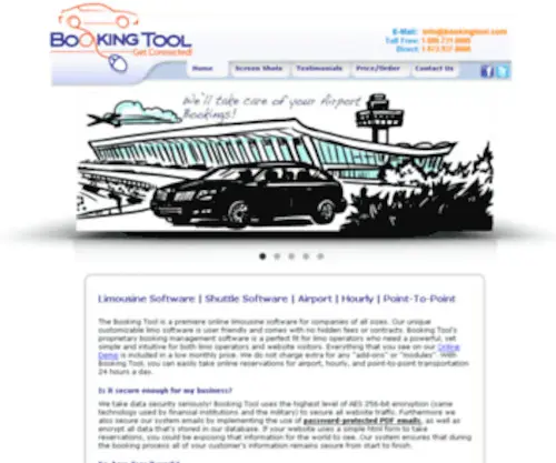 Thebookingtool.net(Thebookingtool) Screenshot