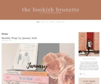 Thebookishbrunette.com(The Bookish Brunette) Screenshot