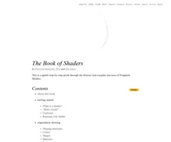 Thebookofshaders.com(Gentle step) Screenshot