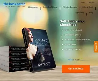 Thebookpatch.com(Print on Demand & Self) Screenshot