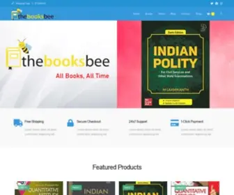 Thebooksbee.com(Home) Screenshot