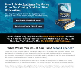 Thebooksecondchance.com(How to Make and Keep Big Money from the Coming Gold and Silver Shock) Screenshot