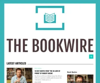 Thebookwire.com(The Book Wire) Screenshot