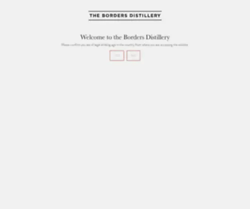 Thebordersdistillery.com(Scotch Whisky distillery in the Scottish Borders) Screenshot
