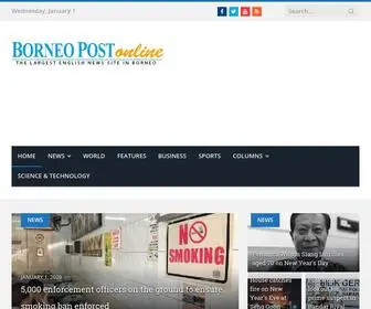 Theborneopost.com(Largest English Daily In Borneo) Screenshot