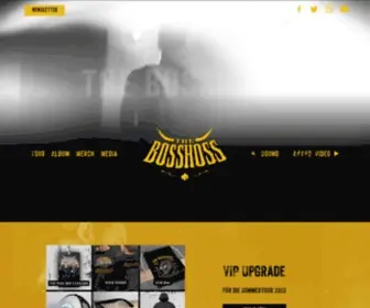 Thebosshoss.com(The BossHoss) Screenshot