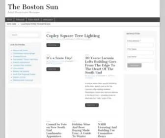 Thebostonsun.com(Boston Massachusetts Newspaper) Screenshot