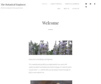 Thebotanicalengineer.com(EPortfolio of a student of science and nature) Screenshot