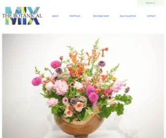 Thebotanicalmix.com(Custom Flower Arrangements from a Leader in Floral Design The Botanical Mix) Screenshot