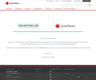 Thebottomlinenews.ca(Thebottomlinenews) Screenshot