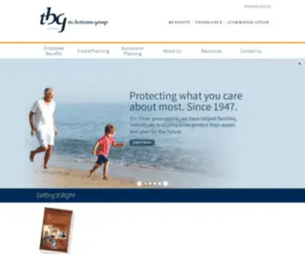 Thebottomsgroup.com(Employee Benefits) Screenshot