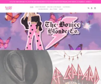 Theboujeeblondeco.com(The boujee blonde company) Screenshot