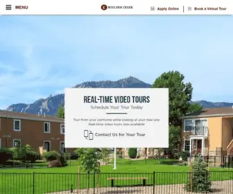 Thebouldercreekapartments.com(Boulder Creek Apartments) Screenshot
