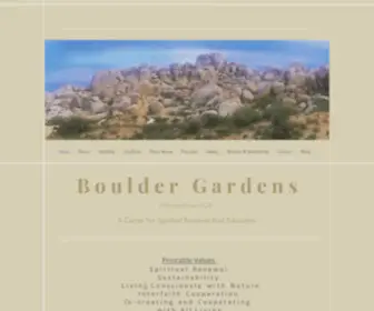 Thebouldergardens.com(Boulder Gardens) Screenshot