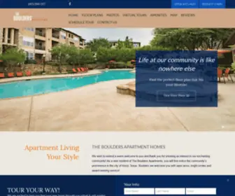 Thebouldersapt.com(The Boulders Apartments) Screenshot