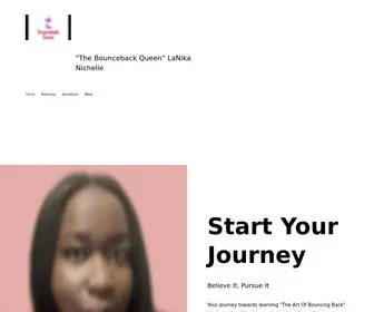 Thebouncebackqueen.com("The Bounceback Queen" LaNika Nichelle) Screenshot