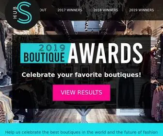 Theboutiqueawards.com(Celebrate the World's Best Boutiques) Screenshot