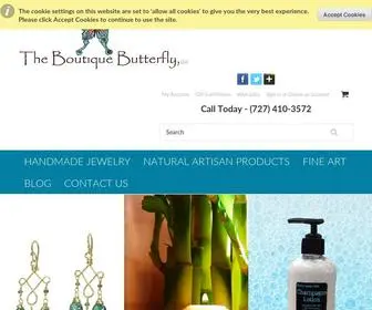 Theboutiquebutterfly.com(Handmade Jewelry) Screenshot