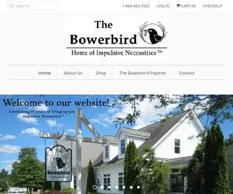 Thebowerbird.com(The Bowerbird CT) Screenshot