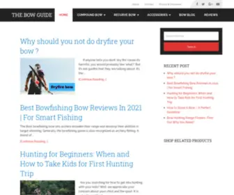 Thebowguide.com(The Bow Guide) Screenshot