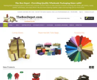 TheboxDepot.com(Shop wholesale boxes & bulk bags) Screenshot