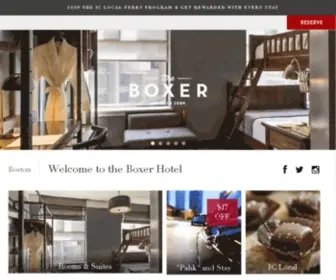 Theboxerboston.com(The Boxer Boston) Screenshot