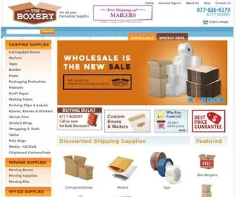Theboxery.com(Supplier of Quality Boxes and Packaging Solutions) Screenshot