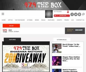 Theboxhouston.com(97.9 The Box) Screenshot