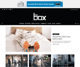 Theboxmag.com(Cutting-edge training and nutrition BY the CrossFit community FOR the CrossFit community) Screenshot