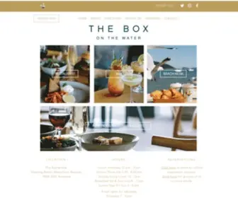 Theboxonthewater.com(The BOX on the Water) Screenshot