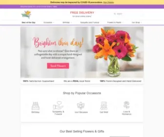 Theboyntonflorist.com(FREE Flower Delivery in Boynton Beach by Your Local Florist) Screenshot