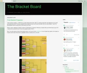 Thebracketboard.com(THEBRACKETBOARD) Screenshot