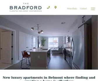Thebradfordbelmont.com(The Bradford) Screenshot