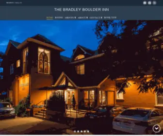 Thebradleyboulder.com(Boutique Boulder Inn) Screenshot