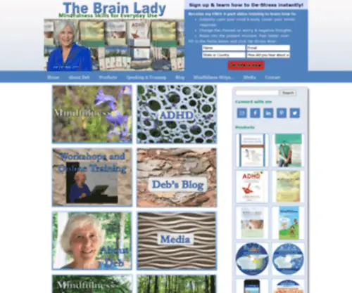 Thebrainlady.com(Mindfulness Skills) Screenshot