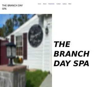 Thebranchdayspa.com(The Branch Day Spa) Screenshot