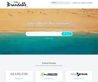 Thebrandable.com(Premium Domain Experts) Screenshot