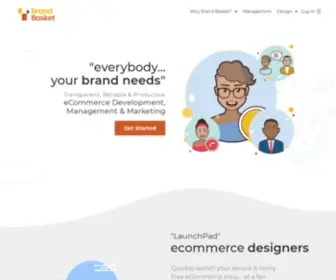 Thebrandbasket.com(ECommerce Development) Screenshot